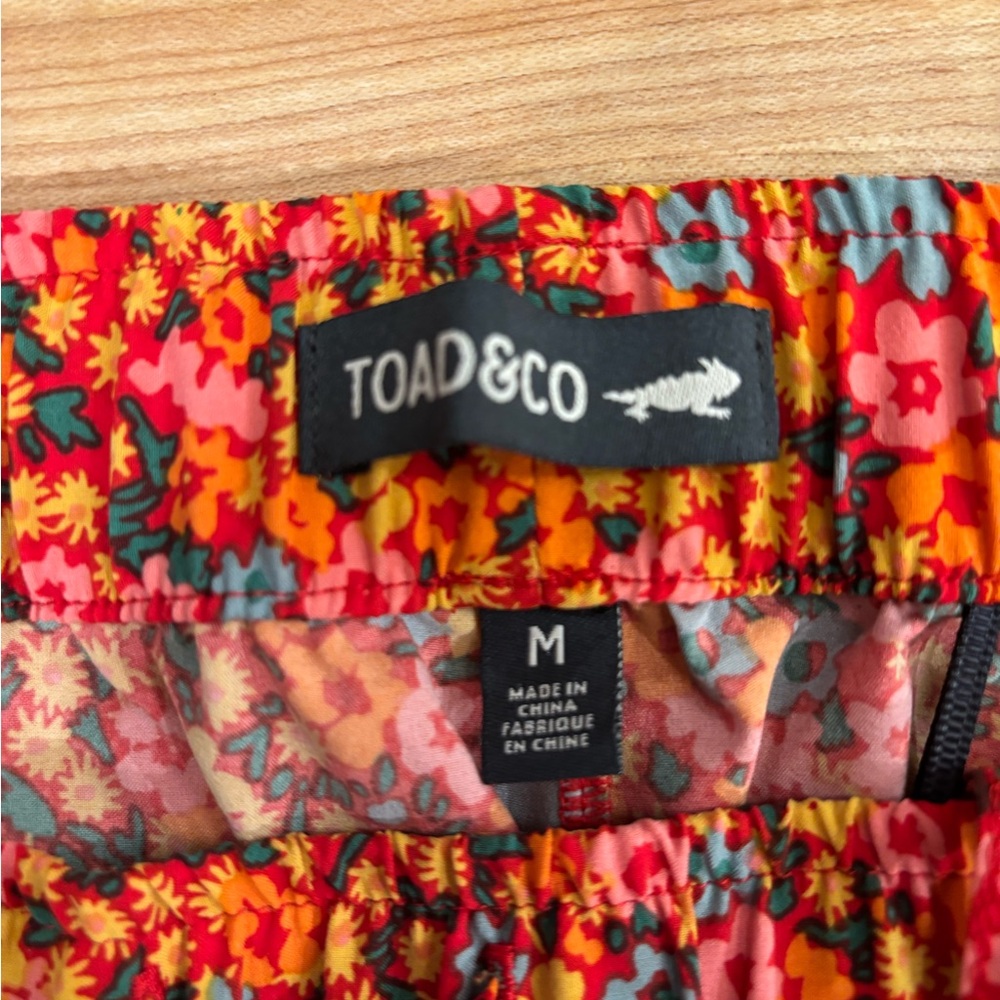 Toad&Co Women’s Floral Pants - size M